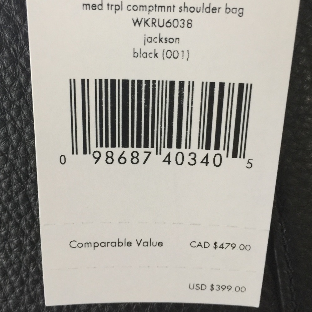 NWT Kate Spade triple compartment shoulder bag - Picture 7 of 13